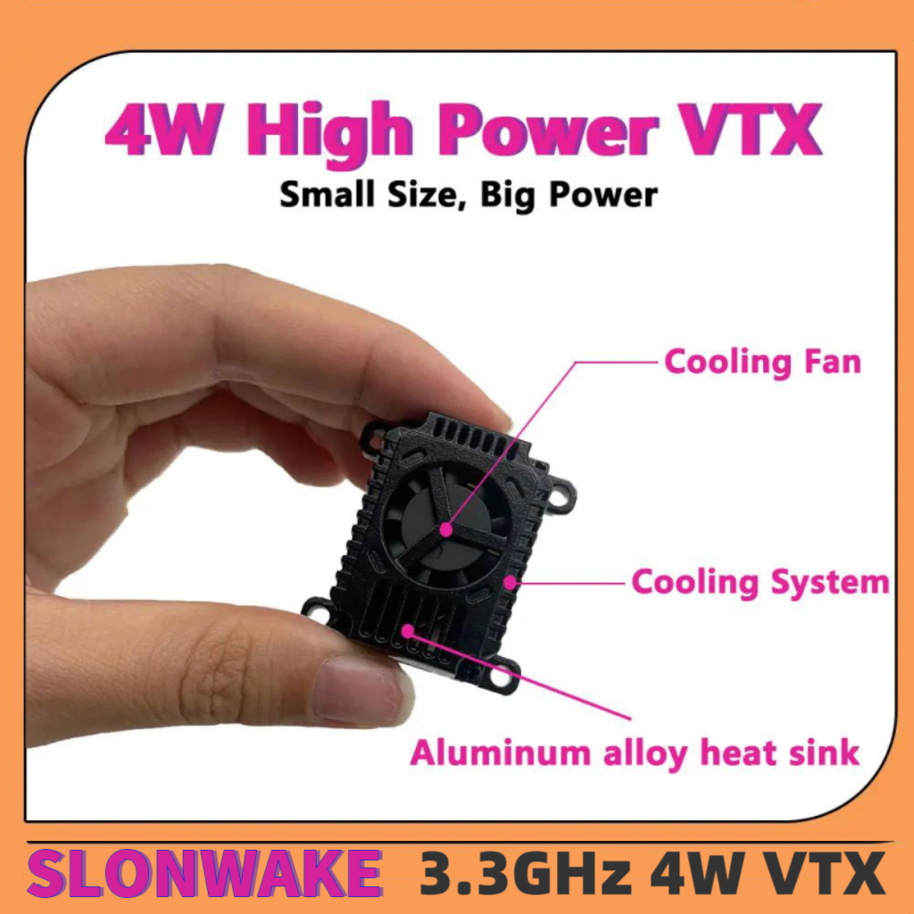SLONWAKE FPV 3.3G 16CH 4000mW  - Drone Receiver avaliação e preço