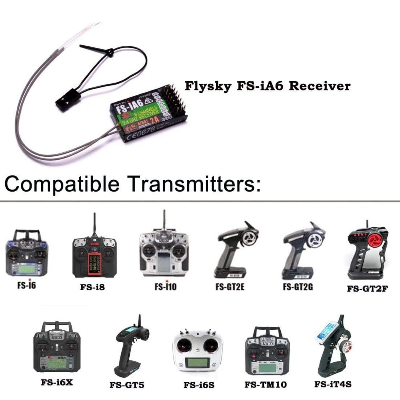Flysky FS-IA6 Receiver 6CH Dua - Drone Antenna avaliação e preço