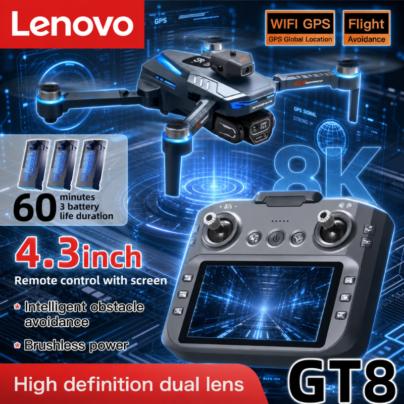 Lenovo GT8 8K Drone Profession - Drone Gps Mount avaliação e preço