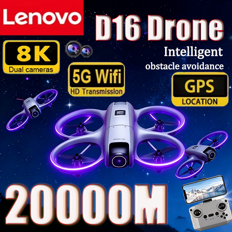 Lenovo 8K D16 GPS Drone Profes - Drone Gps Mount avaliação e preço