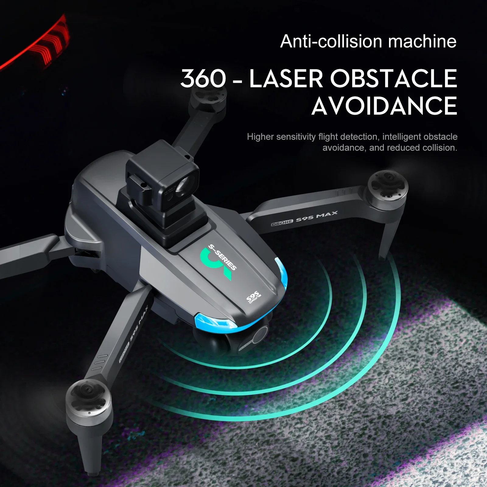 NEW S9S MAX MINI Drone 4K 2-Ax - Drone Gps Mount avaliação e preço