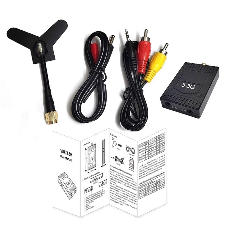 3.3GHz FPV VTX/VRX  3W Analog  - Drone Transmitter avaliação e preço