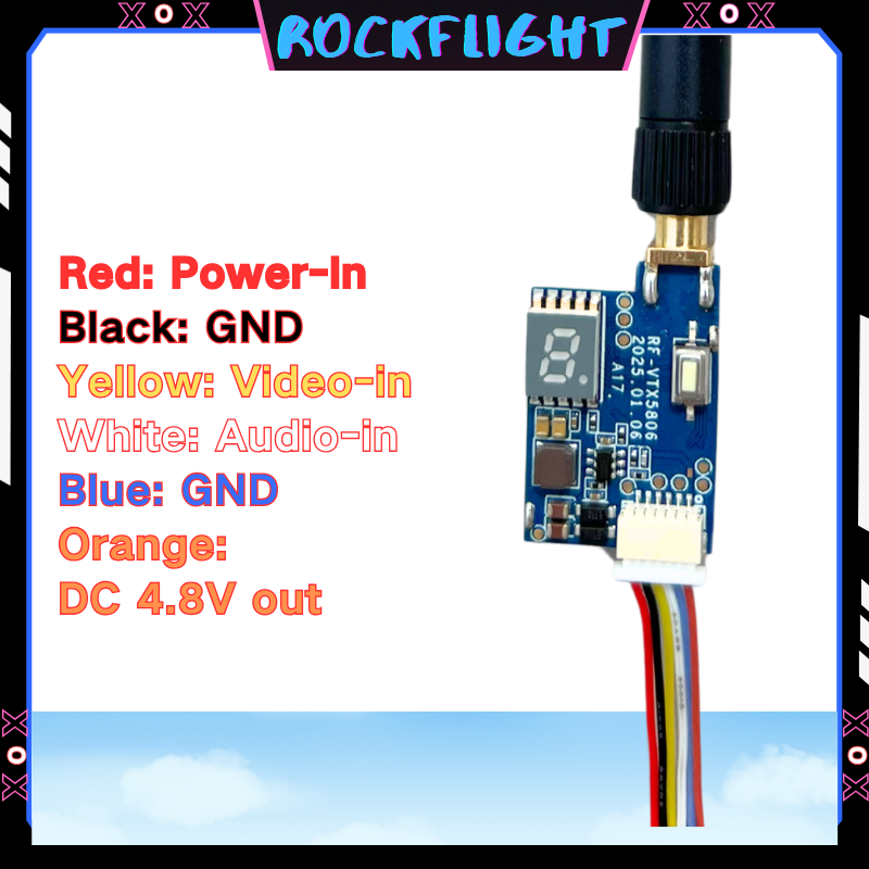 5.8GHz 48CH launcher 600mW Vid - Drone Receiver avaliação e preço