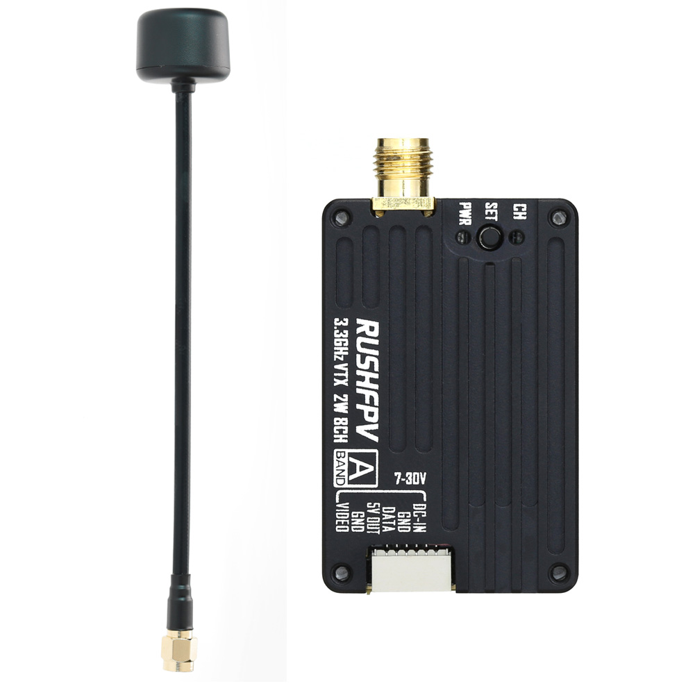 RUSHFPV 3.3G 2W VTX Transmitte - Drone Receiver avaliação e preço
