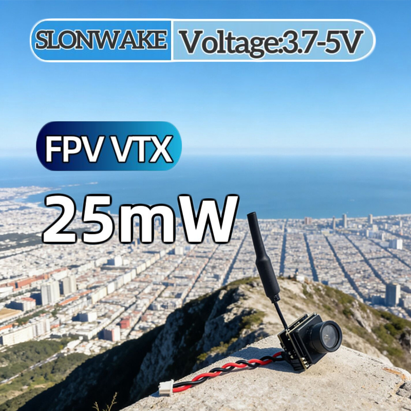 SLONWAKE FPV 25mW power simula - Drone Receiver avaliação e preço