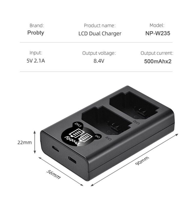 2200mAh NP-W235 NP W235 Batter - Drone Battery avaliação e preço