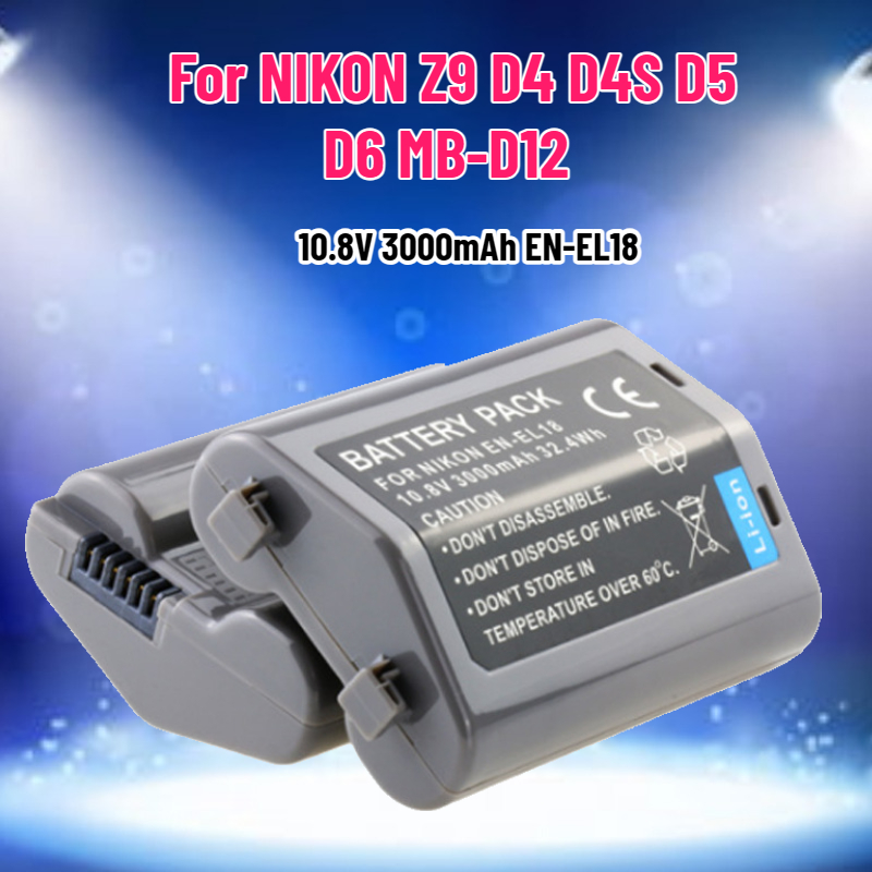 10.8V 3000mAh EN-EL18 EN-EL18A - Drone Battery avaliação e preço