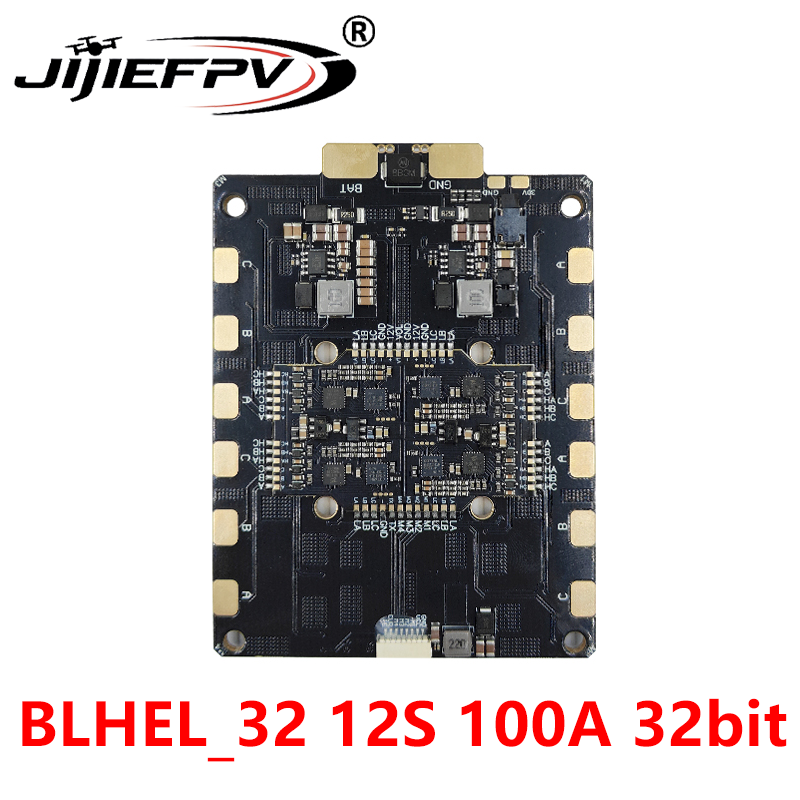 JIJIEFPV BLHEL_32 12S 120A 32b - Drone Power Distribution Board avaliação e preço