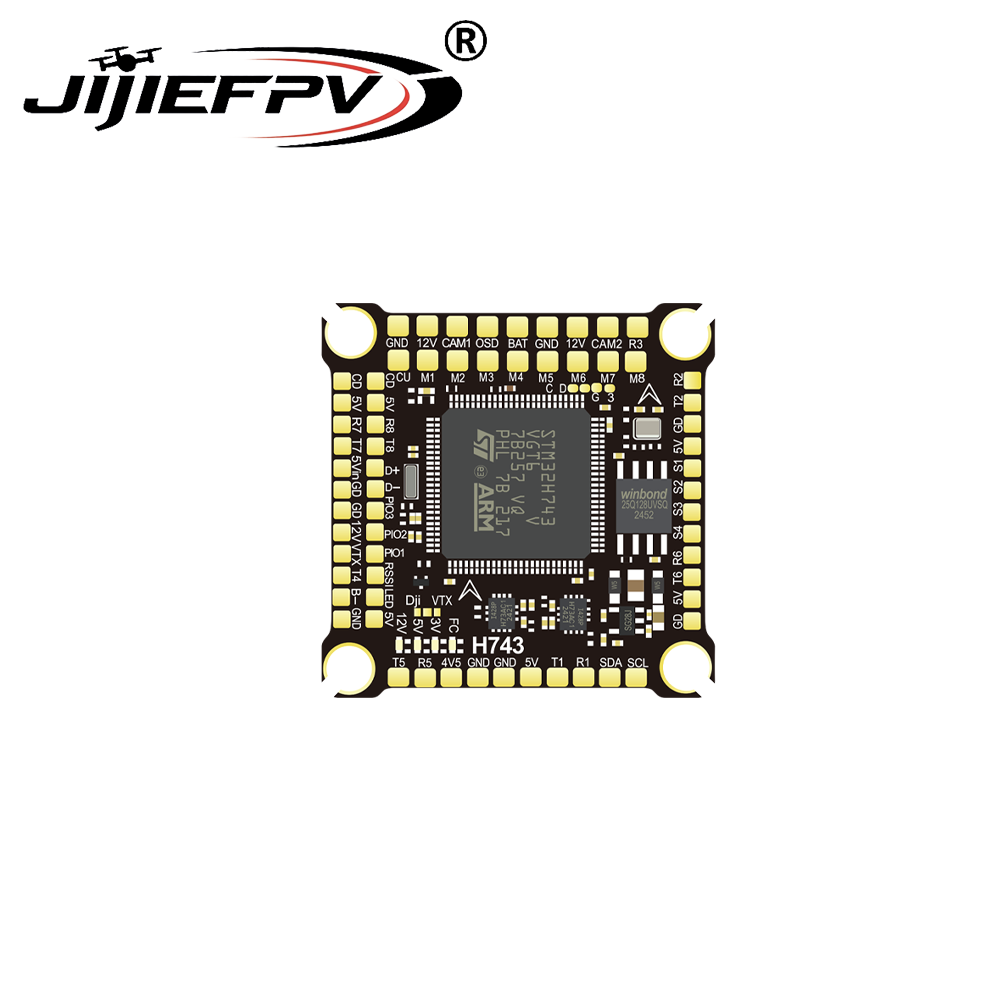 JIJIEFPV BLHEL_32 12S 120A 32b - Drone Power Distribution Board avaliação e preço