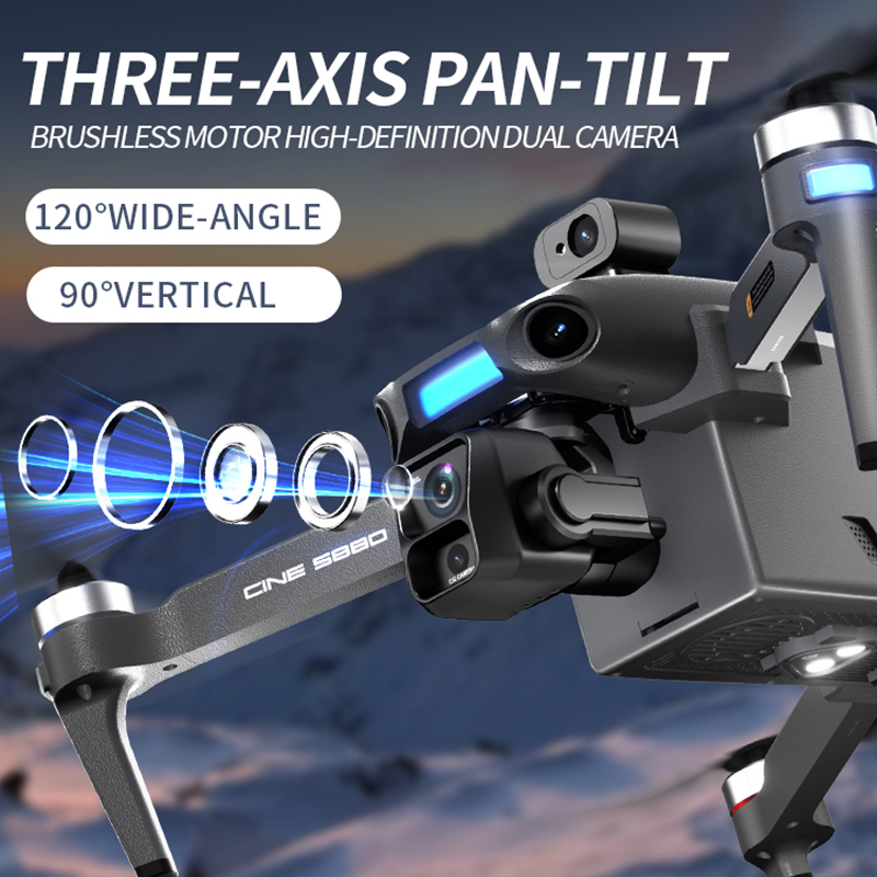 2026 New 8K Dual Camera Drone  - Drone Gps Mount avaliação e preço
