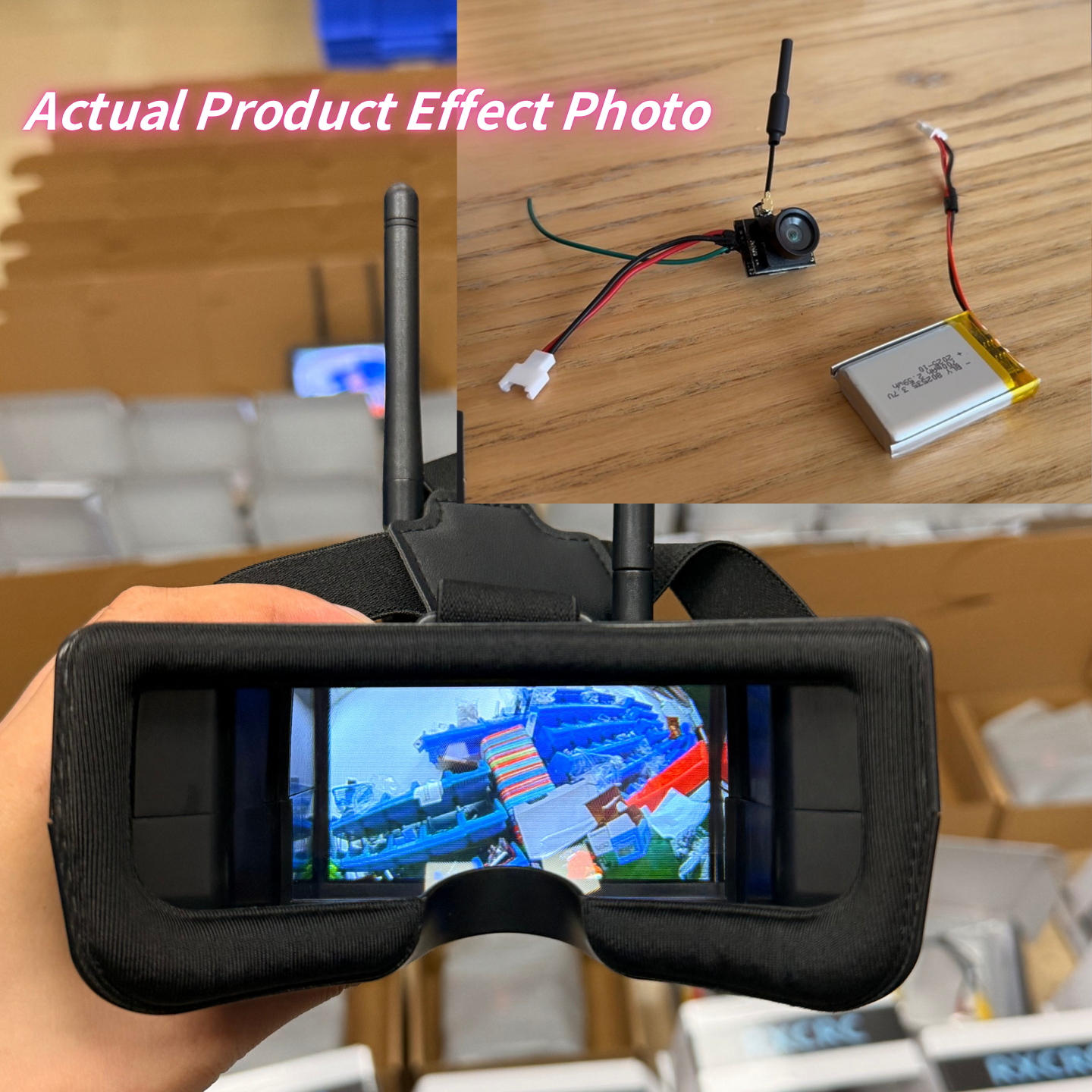 Slonwake 5.8G 48CH 200mW FPV D - Drone Receiver avaliação e preço
