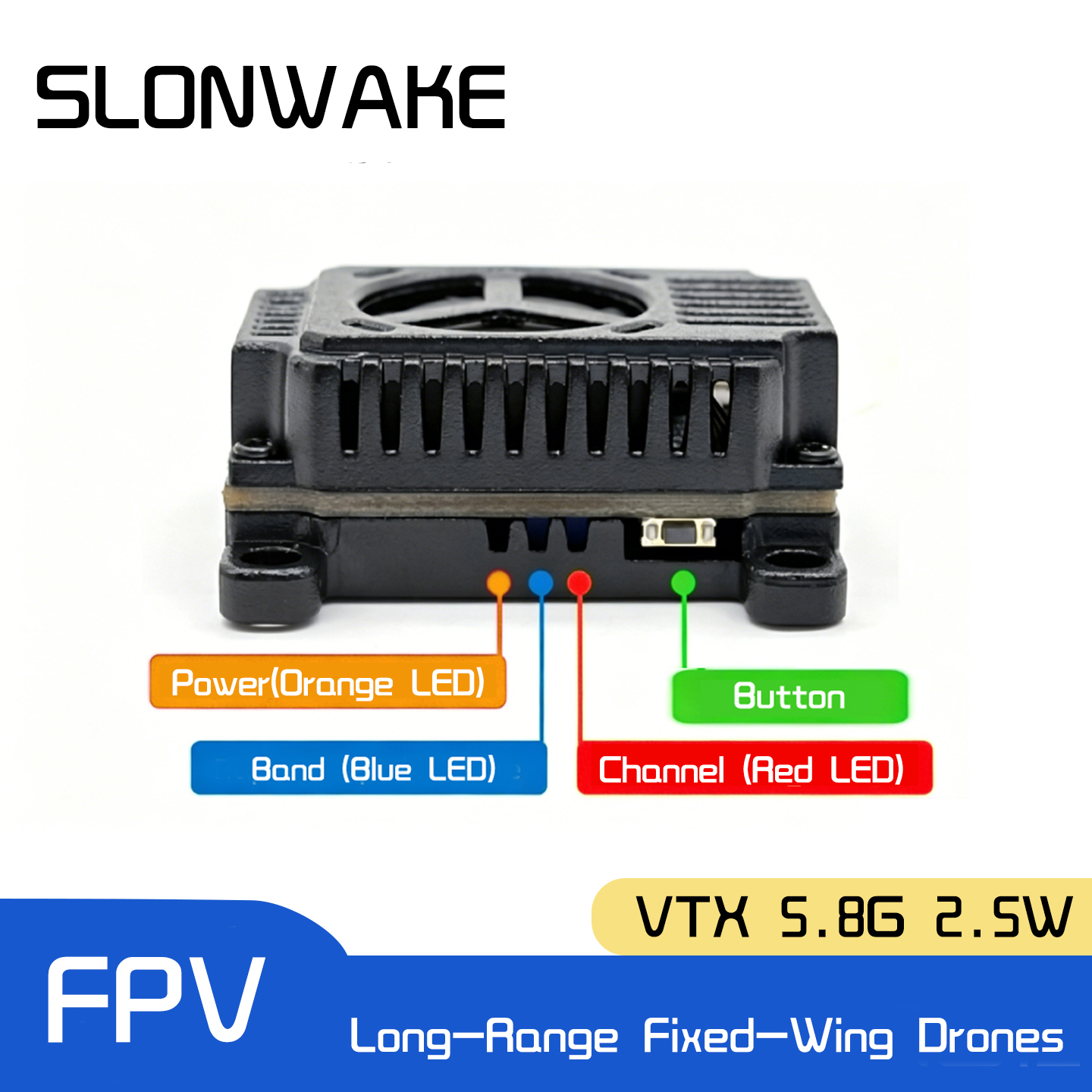 SLONWAKE 5.8G 48CH FPV Transmi - Drone Frame avaliação e preço
