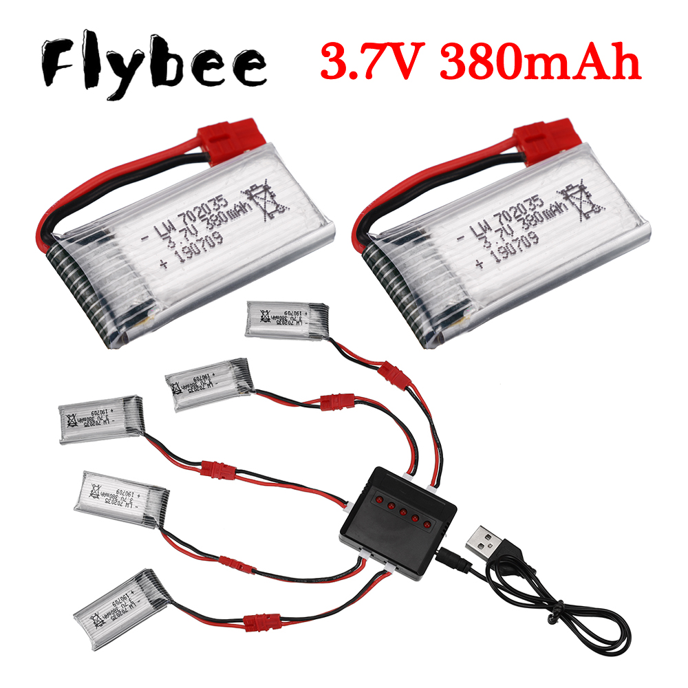 3.7V 380mAh Lipo Battery With  - Drone Charger avaliação e preço