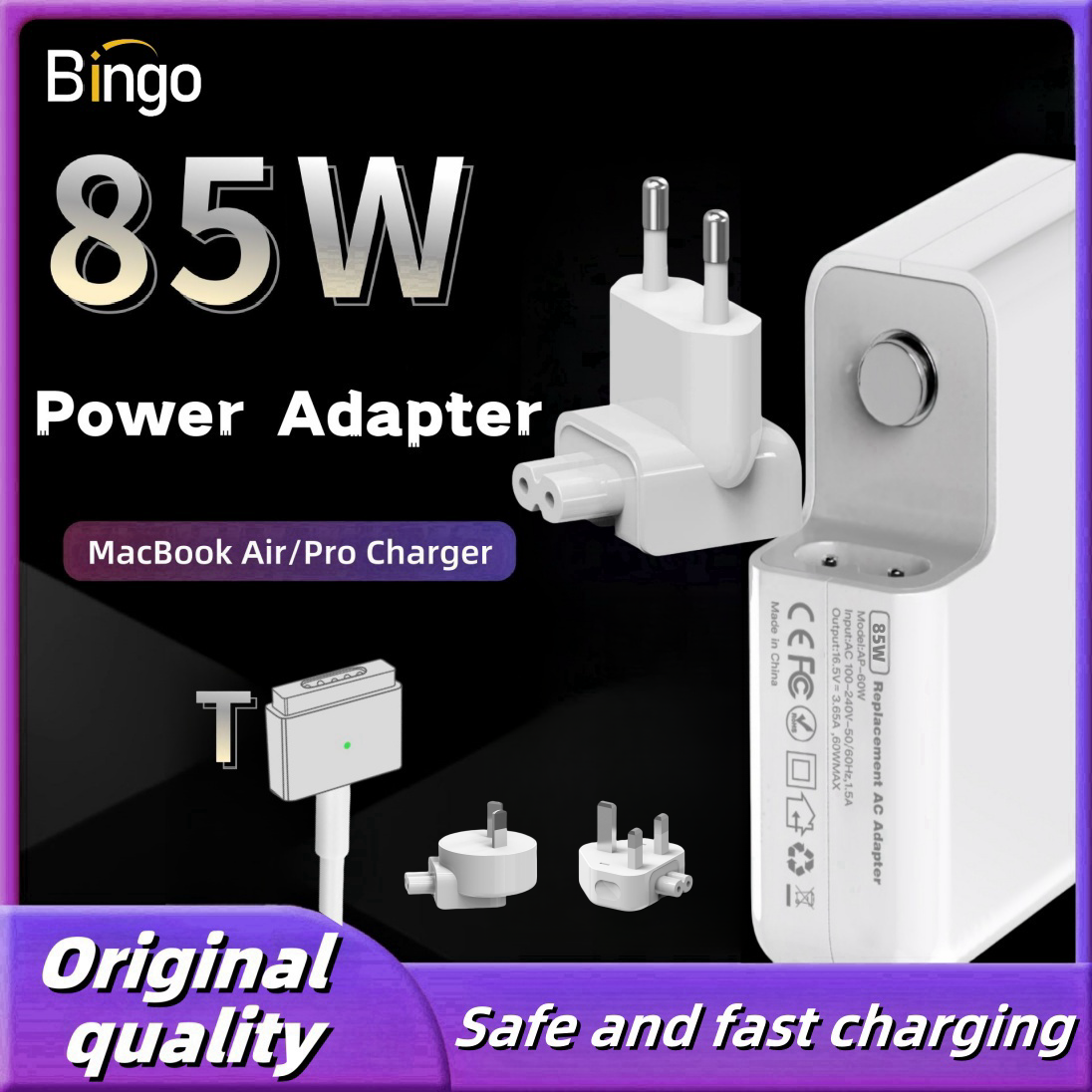 85W Magsafe 2 T Magnetic Charg - Drone Buzzer avaliação e preço