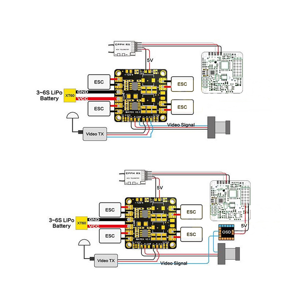 Mini  Power Hub Power Matek PD - Drone Power Distribution Board avaliação e preço