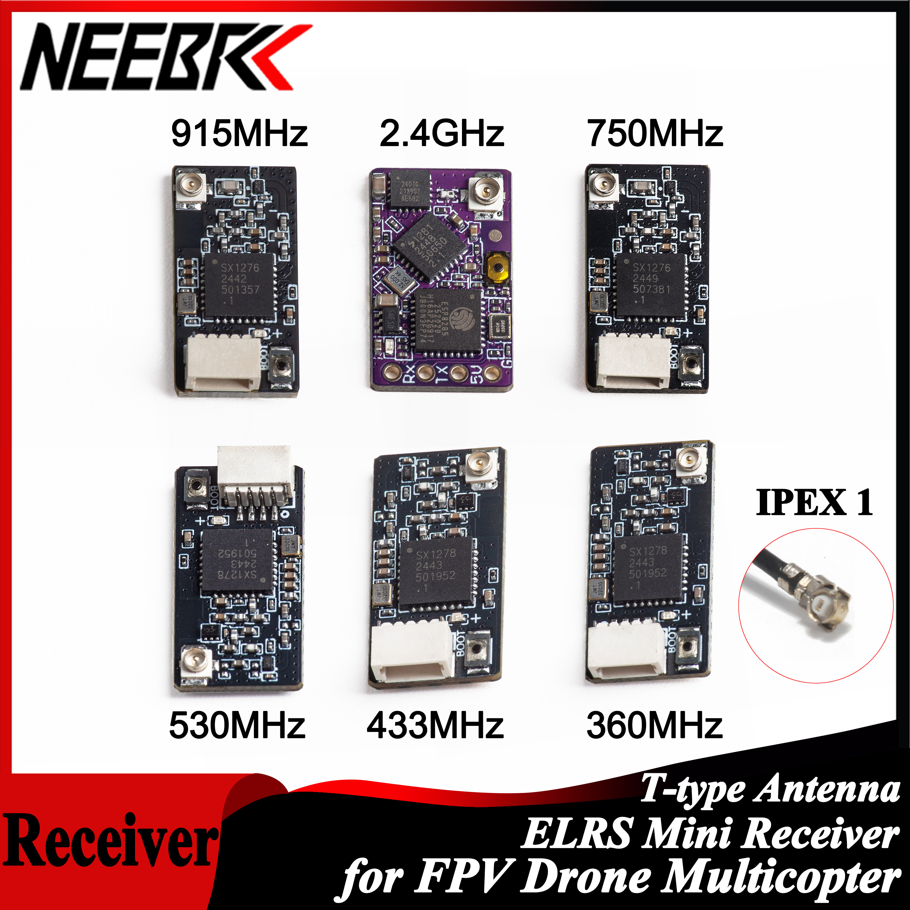 NEEBRC ELRS 2.4G/915Mhz/360Mhz - Drone Frame avaliação e preço