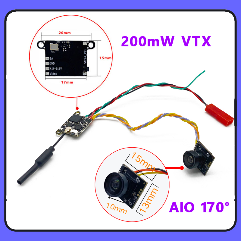 SLONWAKE 5.8G 1200TVL FPV Came - Drone Frame avaliação e preço
