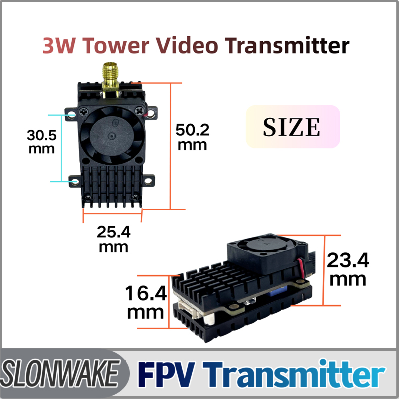 SLONWAKE 5.8G 3000mW Simulatio - Drone Receiver avaliação e preço