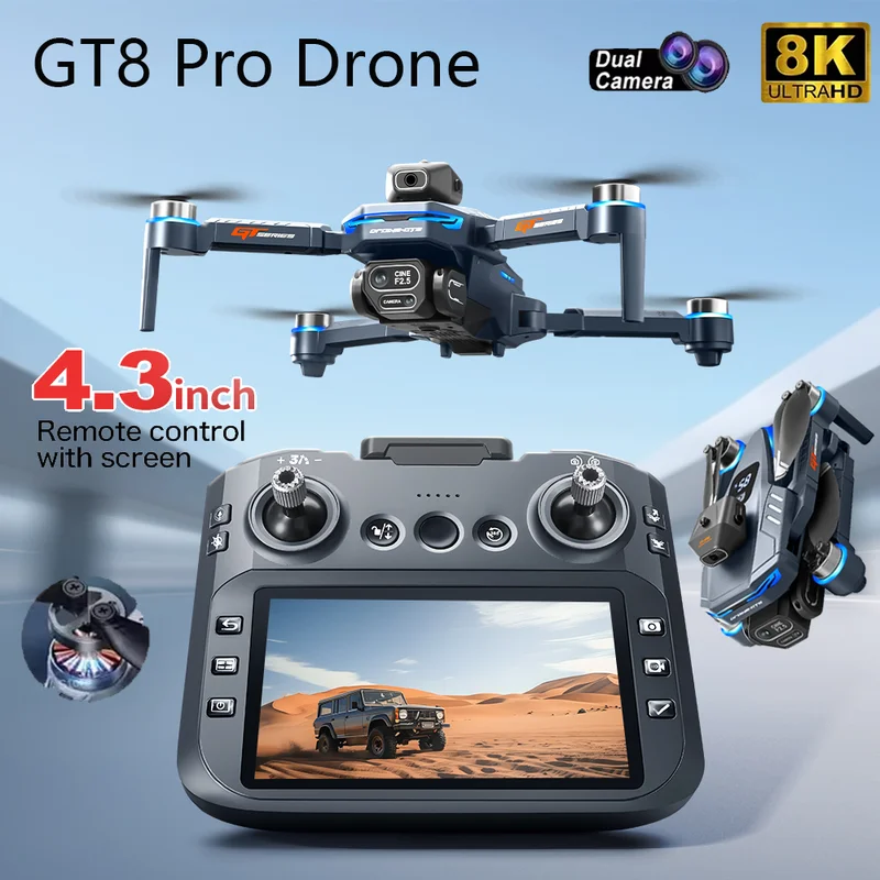2026 New GT8 Drone GPS 8K Prof - Drone Gps Mount avaliação e preço