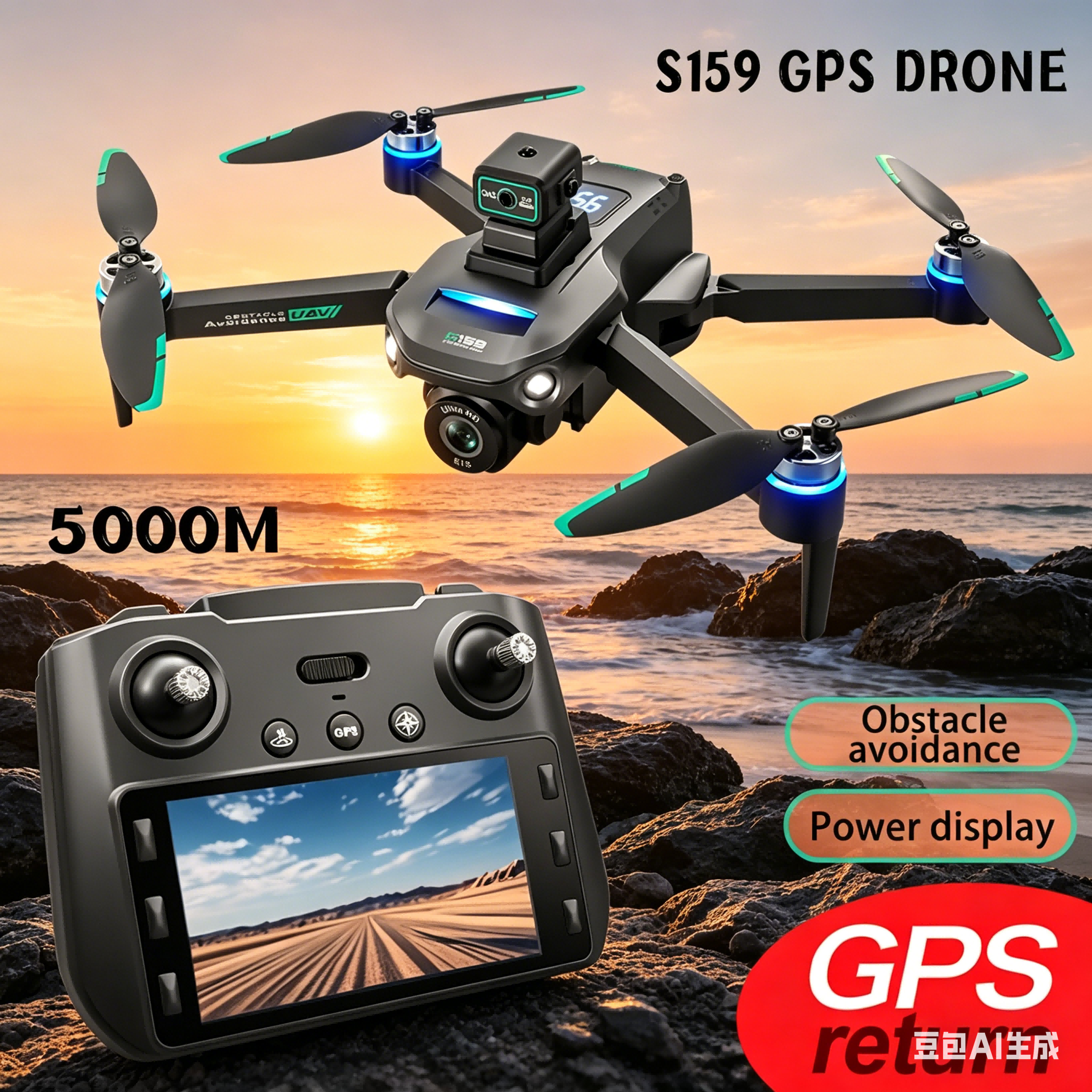 S159 GPS Drone 4K Profesional  - Drone Gps Mount avaliação e preço