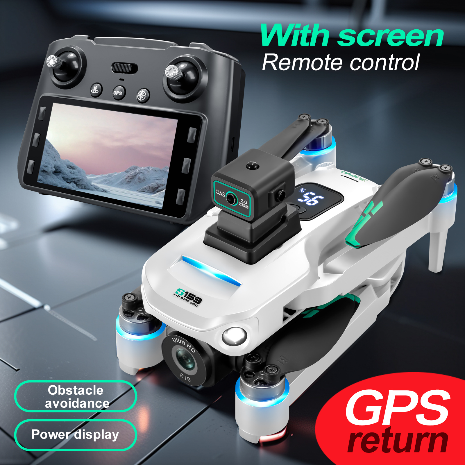 S159 GPS Drone 4K Profesional  - Drone Gps Mount avaliação e preço