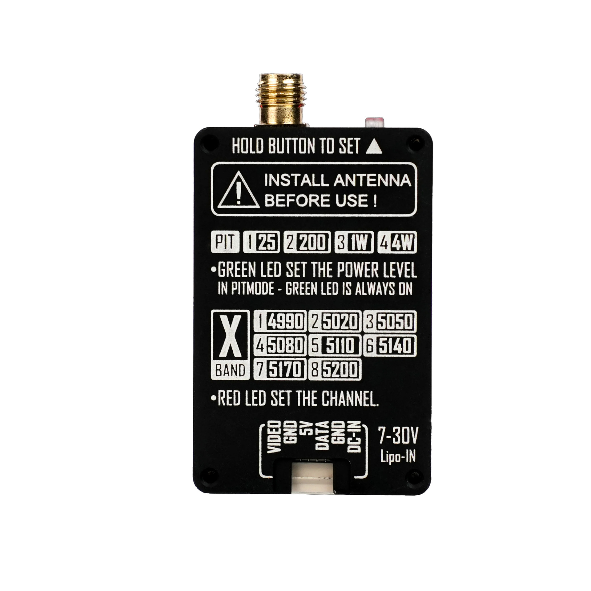VTX RUSHFPV 4.9G 4W Video Tran - Drone Transmitter avaliação e preço
